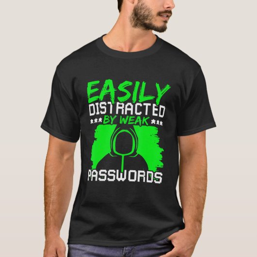 Ethical Hacking Cyber Security Expert & White Hat T-Shirt (Vorderseite)