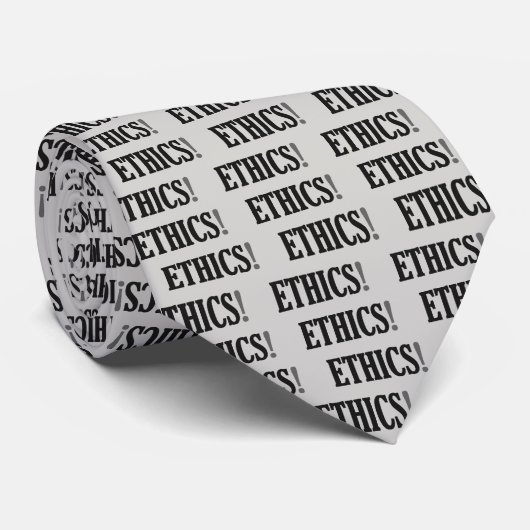 "Ethik! Ethik! Ethik!" Krawatte (Gerollt)