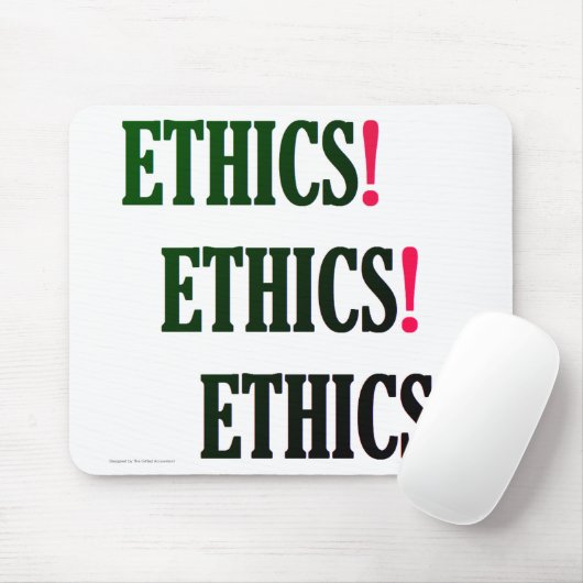 "Ethik! Ethik! Ethik!" Mousepad (Mit Mouse)