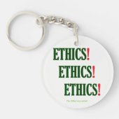 "Ethik! Ethik! Ethik!" Schlüsselanhänger (Vorderseite)
