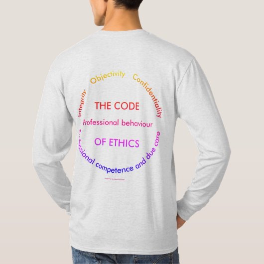 "Ethik! Ethik! Ethik! " T-Shirt (Rückseite)