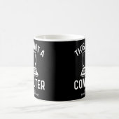 Ethik Hacking ist meine Ehefrau Online Security Cy Kaffeetasse (Mittel)