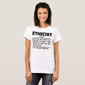 Ethiker Noun Berufliche Ethikleiterin Cool Job T-Shirt (Vorne ganz)