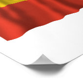 Ethiopia and Afar Waving Flags Poster (Ecke)