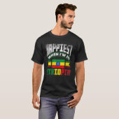 Ethiopia Ethiopian Happiest When Im In Ethiopia 1 T-Shirt (Vorne ganz)