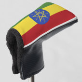 Ethiopia flag golf headcover (3/4 Vorderseite)