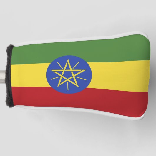 Ethiopia flag golf headcover (Vorderseite)