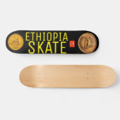 ETHIOPIA SKATE Skateboard, 7¾ Zoll Deck Skateboard (Horizontal)