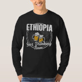 Ethiopia Squad Ale  Ethiopian Beer Drinking Team T-Shirt (Vorderseite)