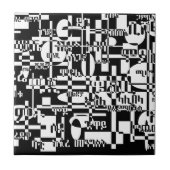 Ethiopian Cities Fliese (Vorderseite)