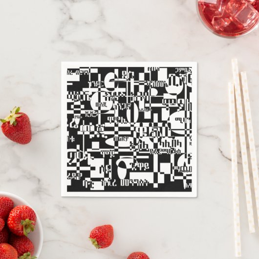 Ethiopian Cities Serviette (Beispiel)