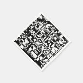 Ethiopian Cities Serviette (Ecke)