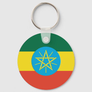 Ethiopian Flag Schlüsselanhänger