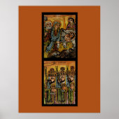 Ethiopian Nativity Icon Poster (Vorne)