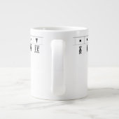 Ethiopian Numeral Clock Jumbo-Tasse (Rückseite)