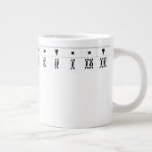 Ethiopian Numeral Clock Jumbo-Tasse (Rechts)