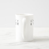 Ethiopian Numeral Clock Porzellantasse (Rückseite)