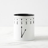 Ethiopian Numeral Clock Tasse (Zentrum)