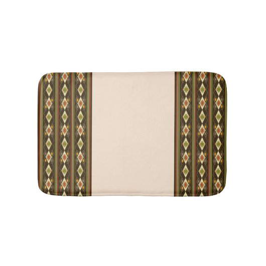 Ethiopian Tebeb Pattern Badematte (Vorderseite)