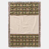 Ethiopian Tebeb Pattern Decke (Vorderseite Vertikal)