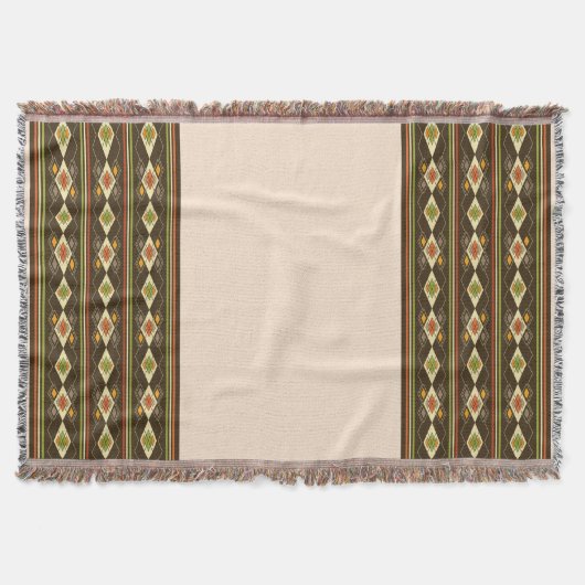 Ethiopian Tebeb Pattern Decke (Vorderseite)