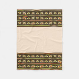 Ethiopian Tebeb Pattern Fleecedecke