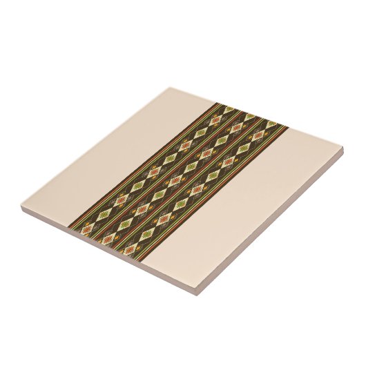 Ethiopian Tebeb Pattern Fliese (Seite)