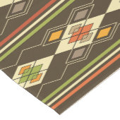 Ethiopian Tebeb Pattern Mittelgroßer Tischläufer (Ecke)