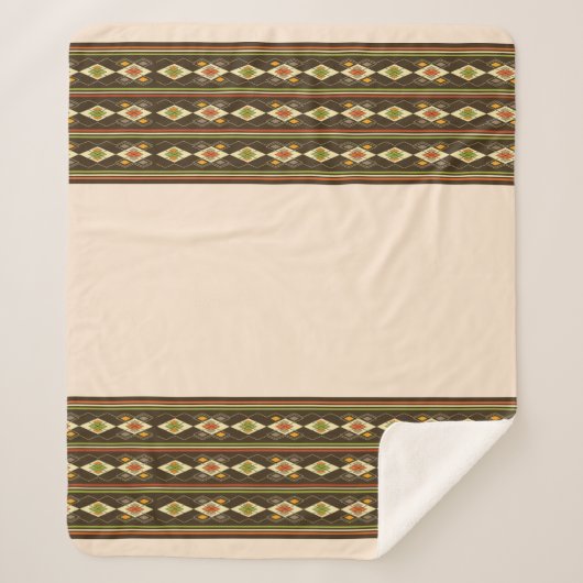 Ethiopian Tebeb Pattern Sherpadecke (Vorderseite)