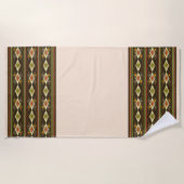 Ethiopian Tebeb Pattern Strandtuch (Vorderseite)