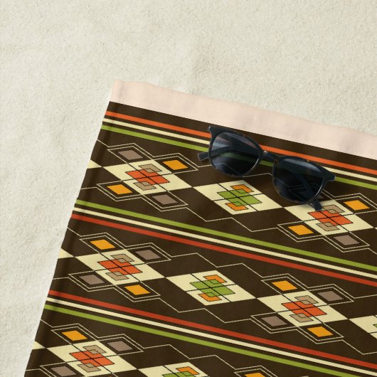 Ethiopian Tebeb Pattern Strandtuch (Beispiel)