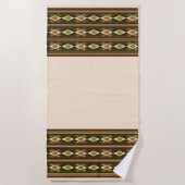 Ethiopian Tebeb Pattern Strandtuch (Vorderseite)