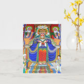 EthiopianTheotokos Karte (Gelbe Blume)