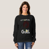 Ethiopische Girl Ethiopian Diva African Pri Sweatshirt (Vorne ganz)