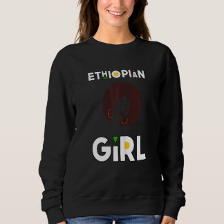 Ethiopische Girl Ethiopian Diva African Pri Sweatshirt