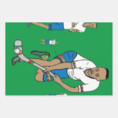 Ethiopisches Weihnachten|Yegena chewata Wrapping P Geschenkpapier Set (Vorderseite 2)