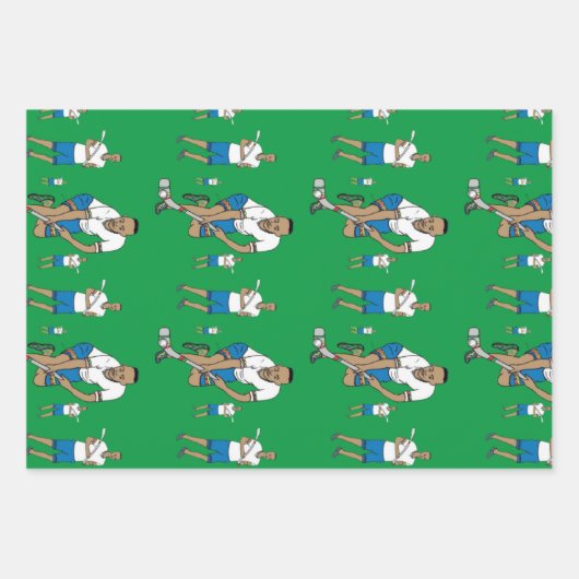 Ethiopisches Weihnachten|Yegena chewata Wrapping P Geschenkpapier Set (Vorderseite)