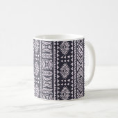 Ethisch nahtlose Beispielmuster Kaffeetasse (VorderseiteRechts)