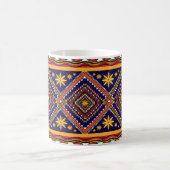 Ethisch-orientalisches Ikat-Muster Kaffeetasse (Mittel)