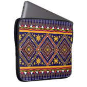 Ethisch-orientalisches Ikat-Muster Laptopschutzhülle (Vorne Rechts)