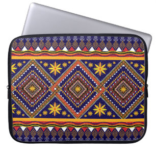 Ethisch-orientalisches Ikat-Muster Laptopschutzhülle