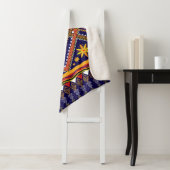 Ethisch-orientalisches Ikat-Muster Sherpadecke (Beispiel)