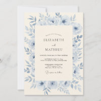 Ethische Hochzeit in Eisigem Azurblau