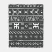 Ethische Struktur der Stämme Schwarz/Weiß mit geom Fleecedecke (Vorderseite)