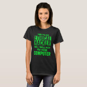 Ethischer Hacker Computer Cybersecurity IT Pen Tes T-Shirt (Vorne ganz)