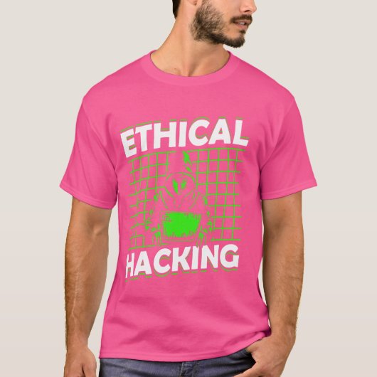 Ethischer Hacker Computer Hack It Hacker T-Shirt (Vorderseite)