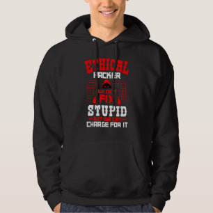 Ethischer Hacker Cyber Apparel Ethical Hacking Bla Hoodie