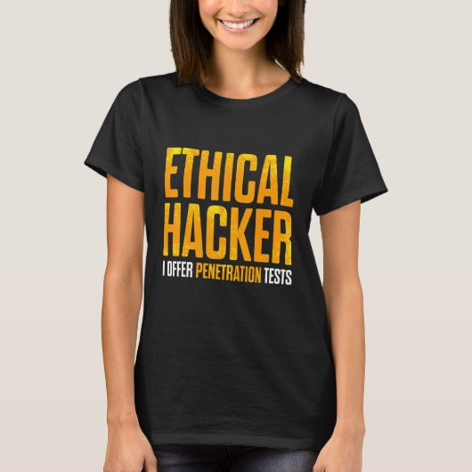 Ethischer Hacker Cybersecurity It Pen Tester 12 T-Shirt (Vorderseite)