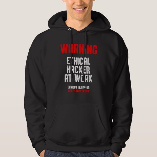 Ethischer Hacker Cybersecurity It Pen Tester 1 Hoodie (Vorderseite)
