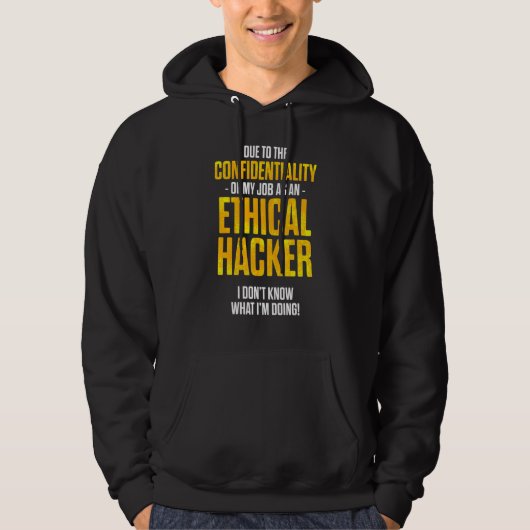 Ethischer Hacker Cybersecurity It Pen Tester 21 Hoodie (Vorderseite)